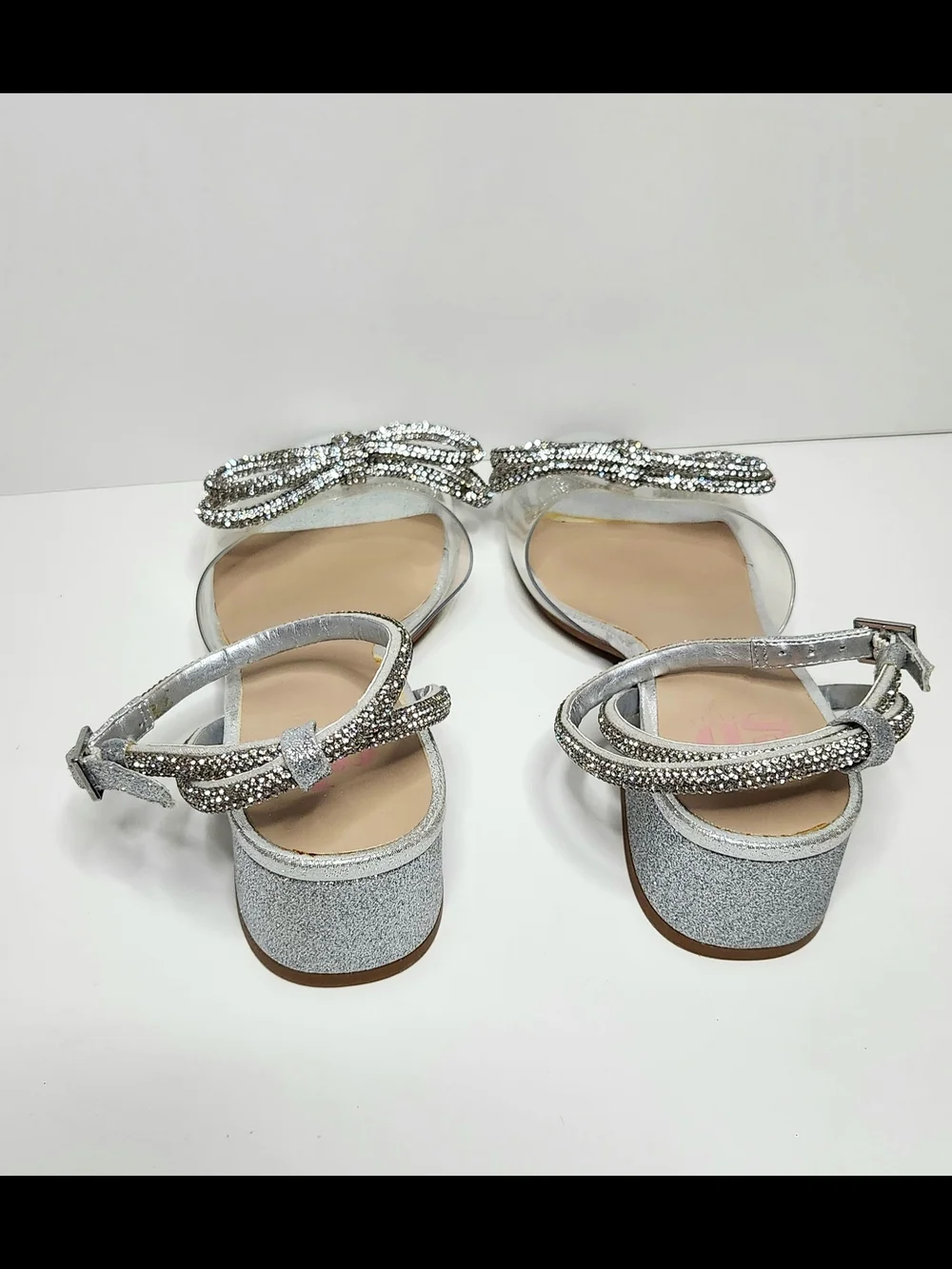 Girls Glitter Rhinestone Sandals